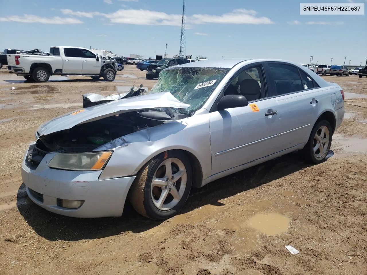 2007 Hyundai Sonata Se VIN: 5NPEU46F67H220687 Lot: 66176234