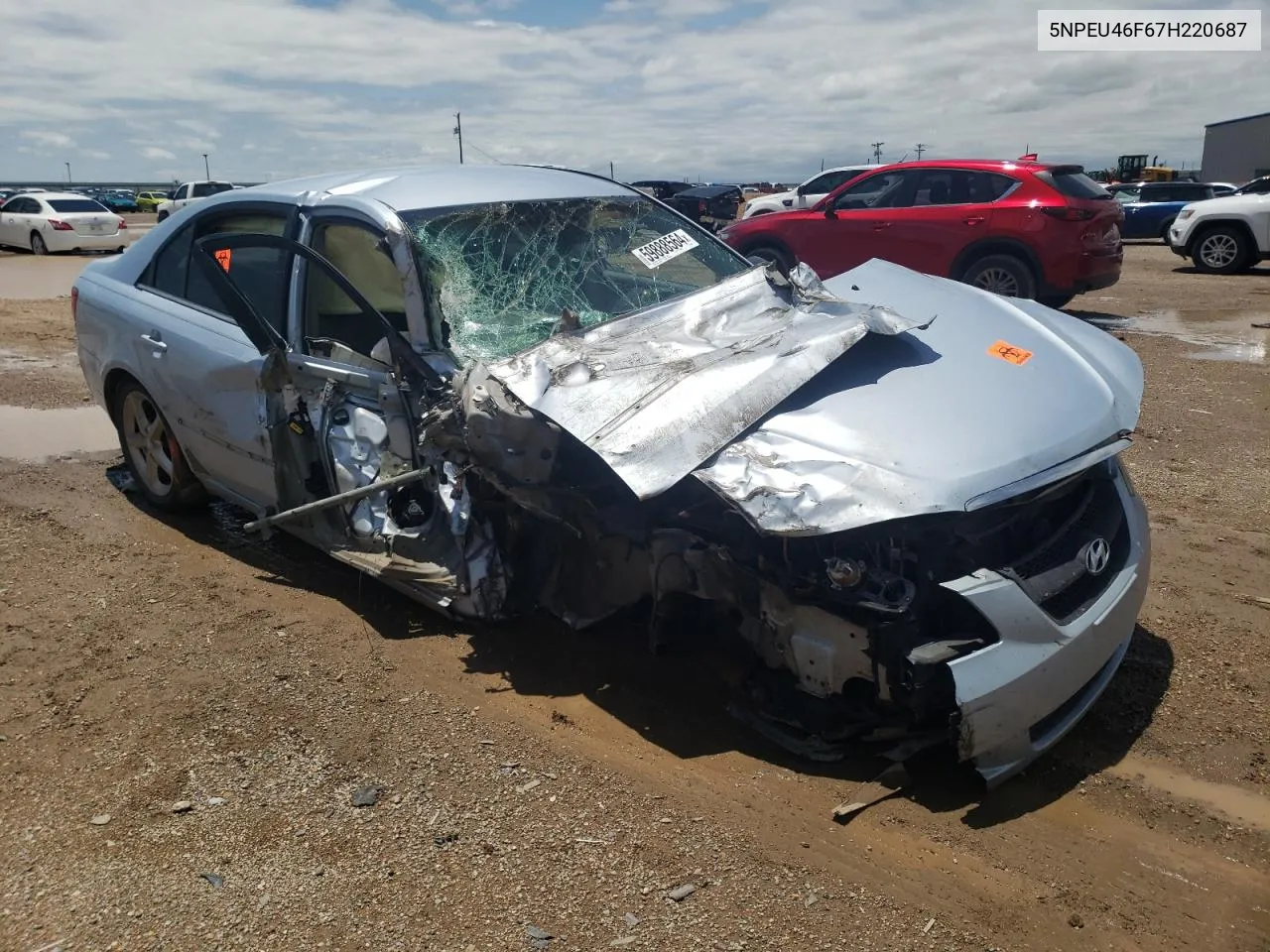 2007 Hyundai Sonata Se VIN: 5NPEU46F67H220687 Lot: 66176234