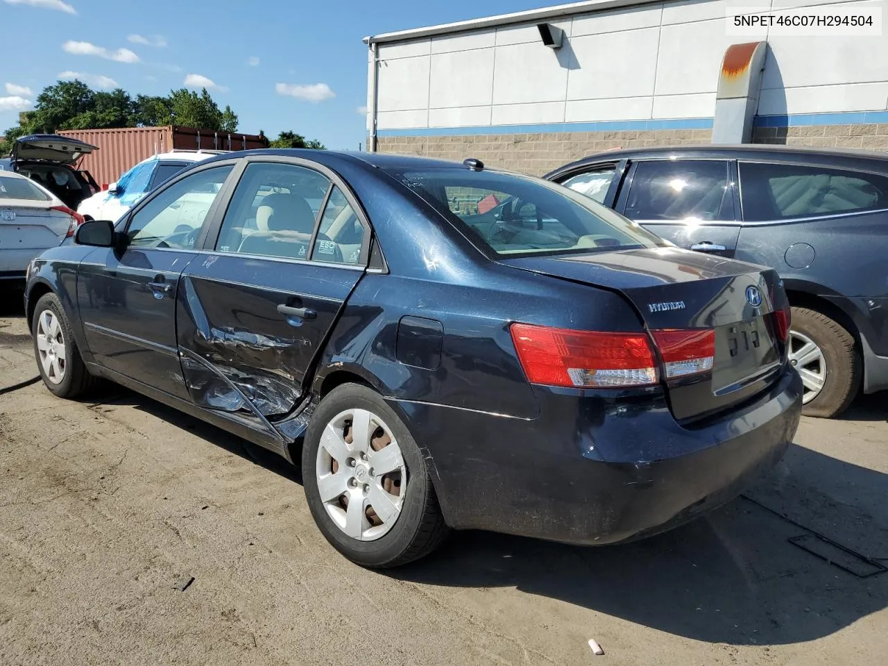 2007 Hyundai Sonata Gls VIN: 5NPET46C07H294504 Lot: 68065504