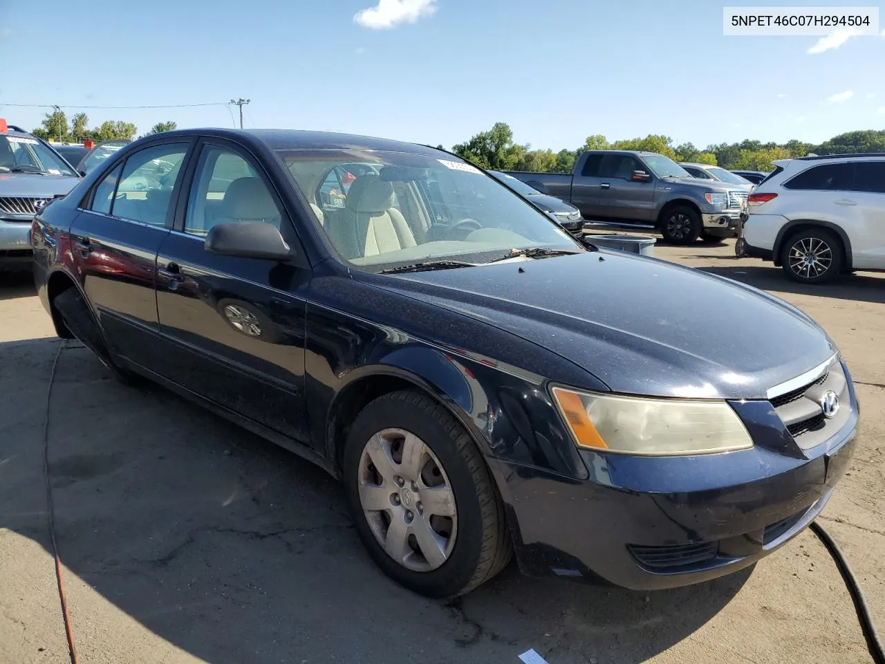 2007 Hyundai Sonata Gls VIN: 5NPET46C07H294504 Lot: 68065504