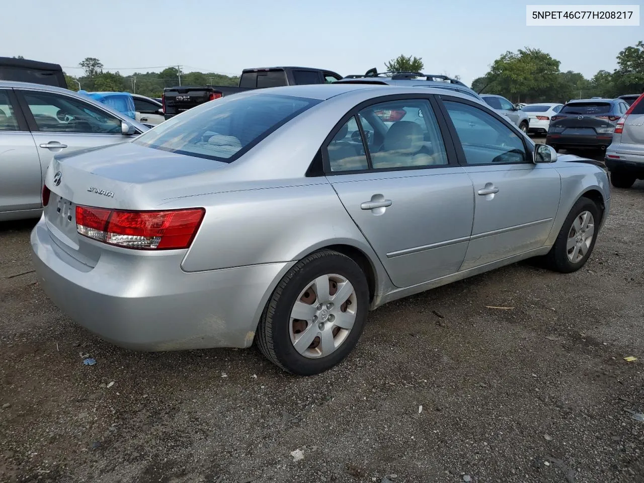 2007 Hyundai Sonata Gls VIN: 5NPET46C77H208217 Lot: 69045854