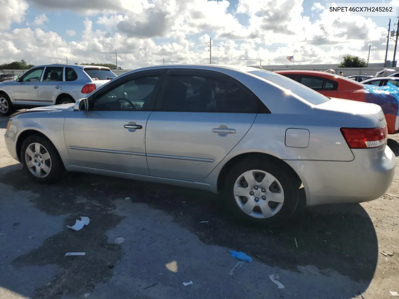 5NPET46CX7H245262 2007 Hyundai Sonata Gls