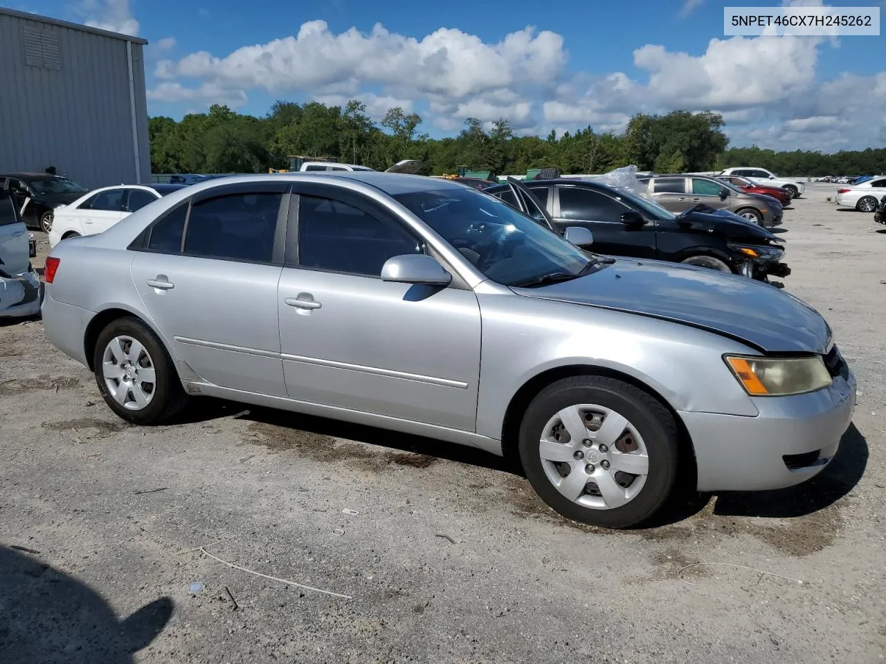 5NPET46CX7H245262 2007 Hyundai Sonata Gls