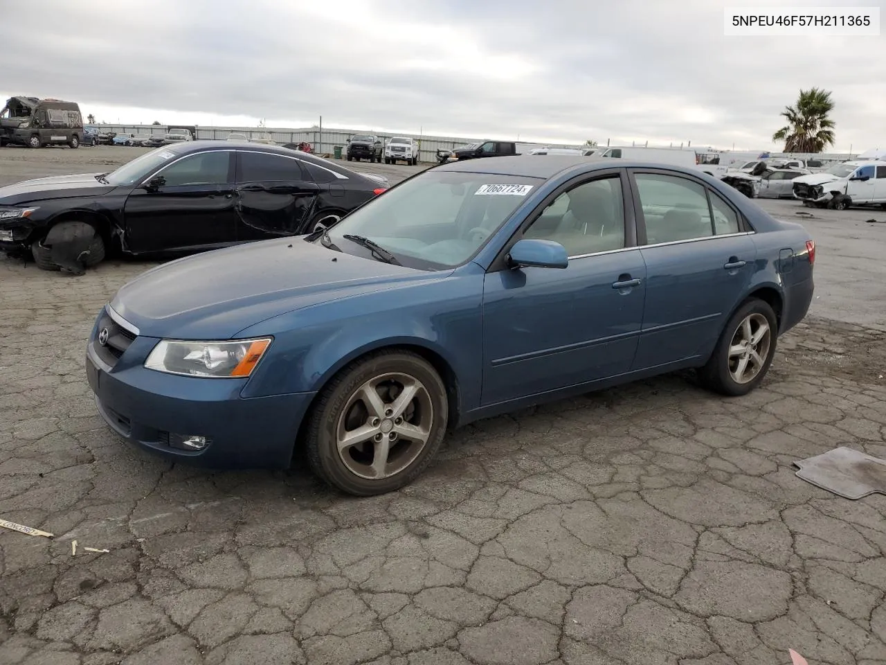 2007 Hyundai Sonata Se VIN: 5NPEU46F57H211365 Lot: 70667724