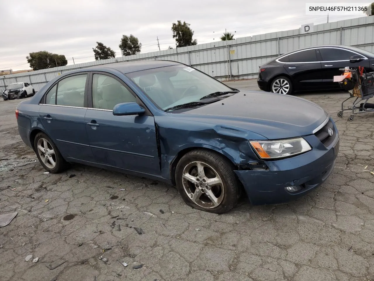 2007 Hyundai Sonata Se VIN: 5NPEU46F57H211365 Lot: 70667724