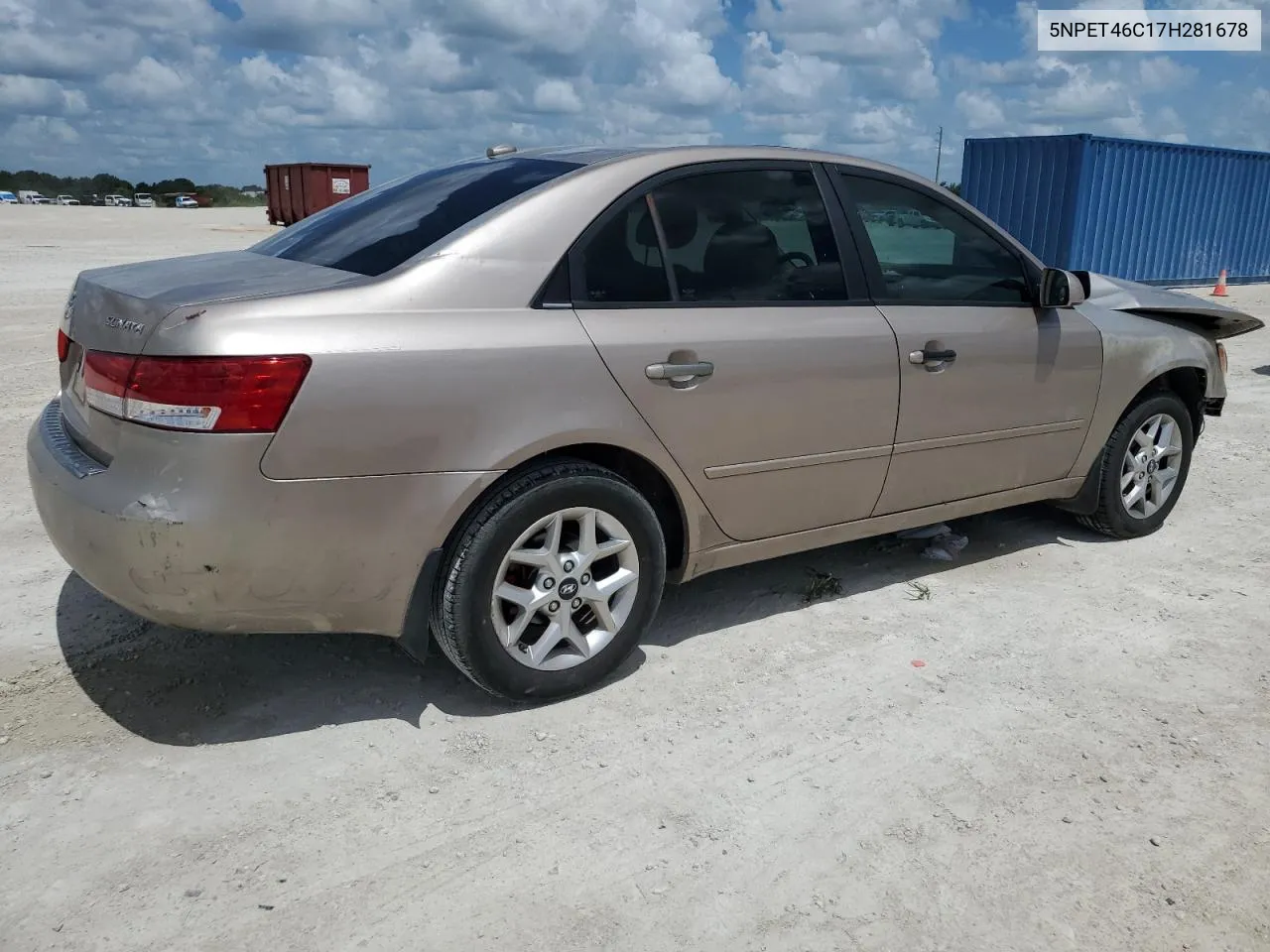 2007 Hyundai Sonata Gls VIN: 5NPET46C17H281678 Lot: 70680174