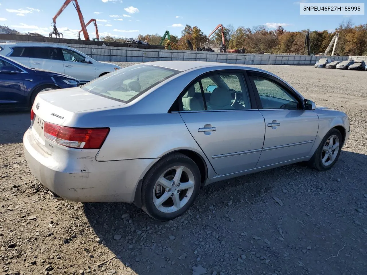 2007 Hyundai Sonata Se VIN: 5NPEU46F27H158995 Lot: 73016264