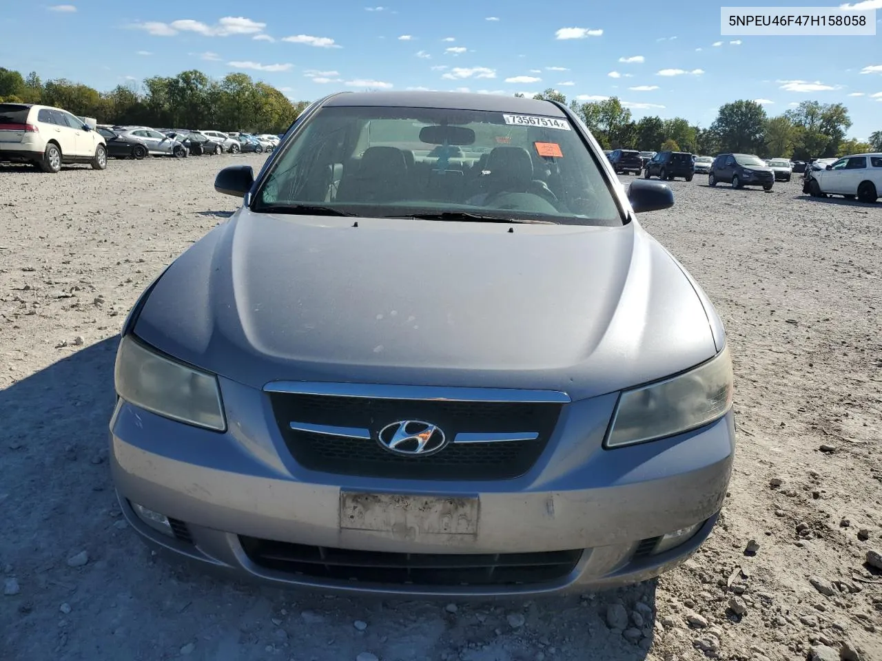 2007 Hyundai Sonata Se VIN: 5NPEU46F47H158058 Lot: 73567514