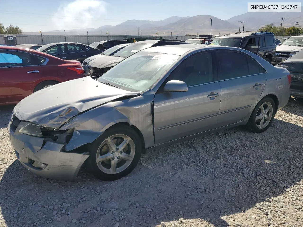 2007 Hyundai Sonata Se VIN: 5NPEU46F37H243747 Lot: 74002614