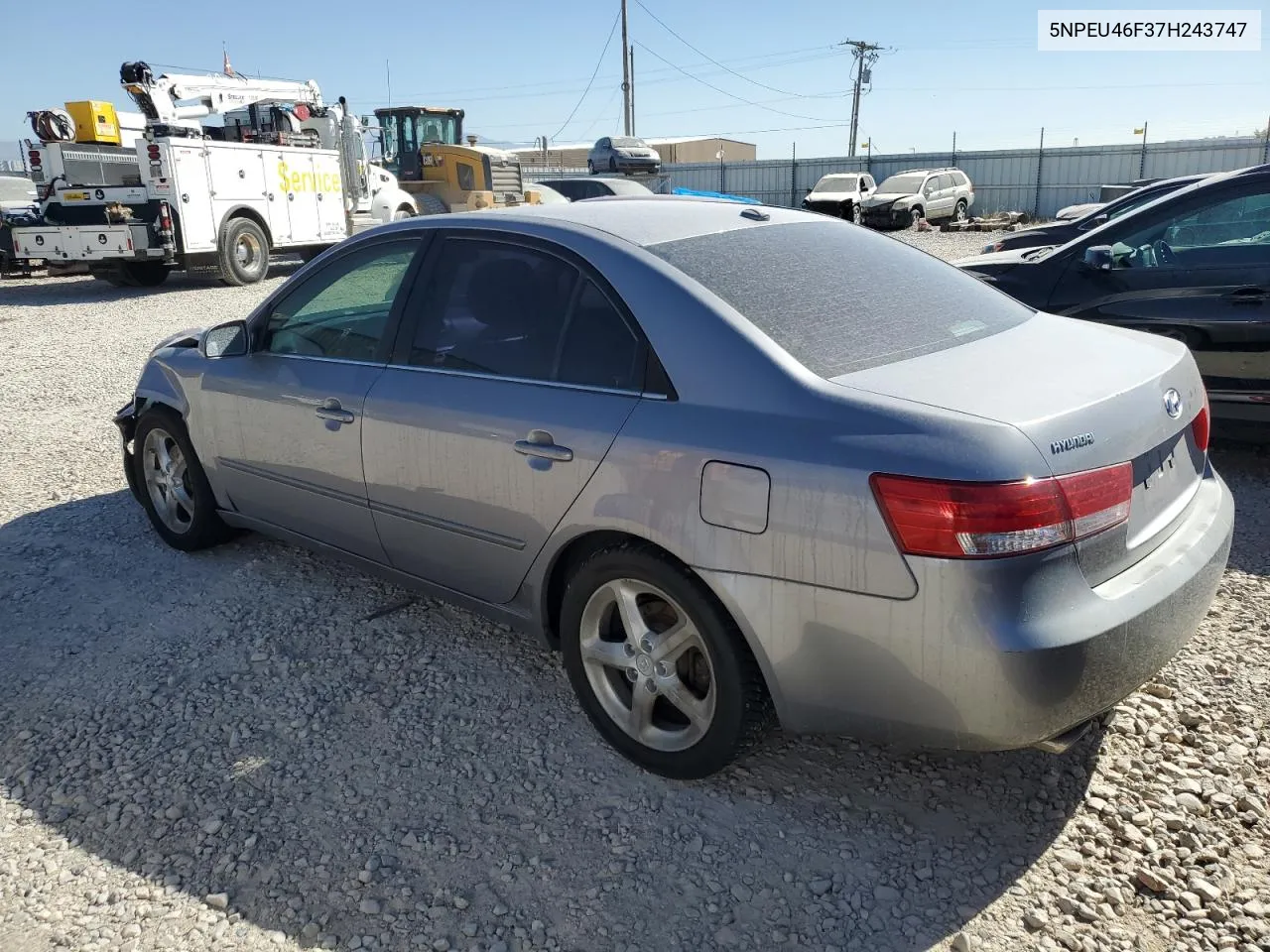 2007 Hyundai Sonata Se VIN: 5NPEU46F37H243747 Lot: 74002614