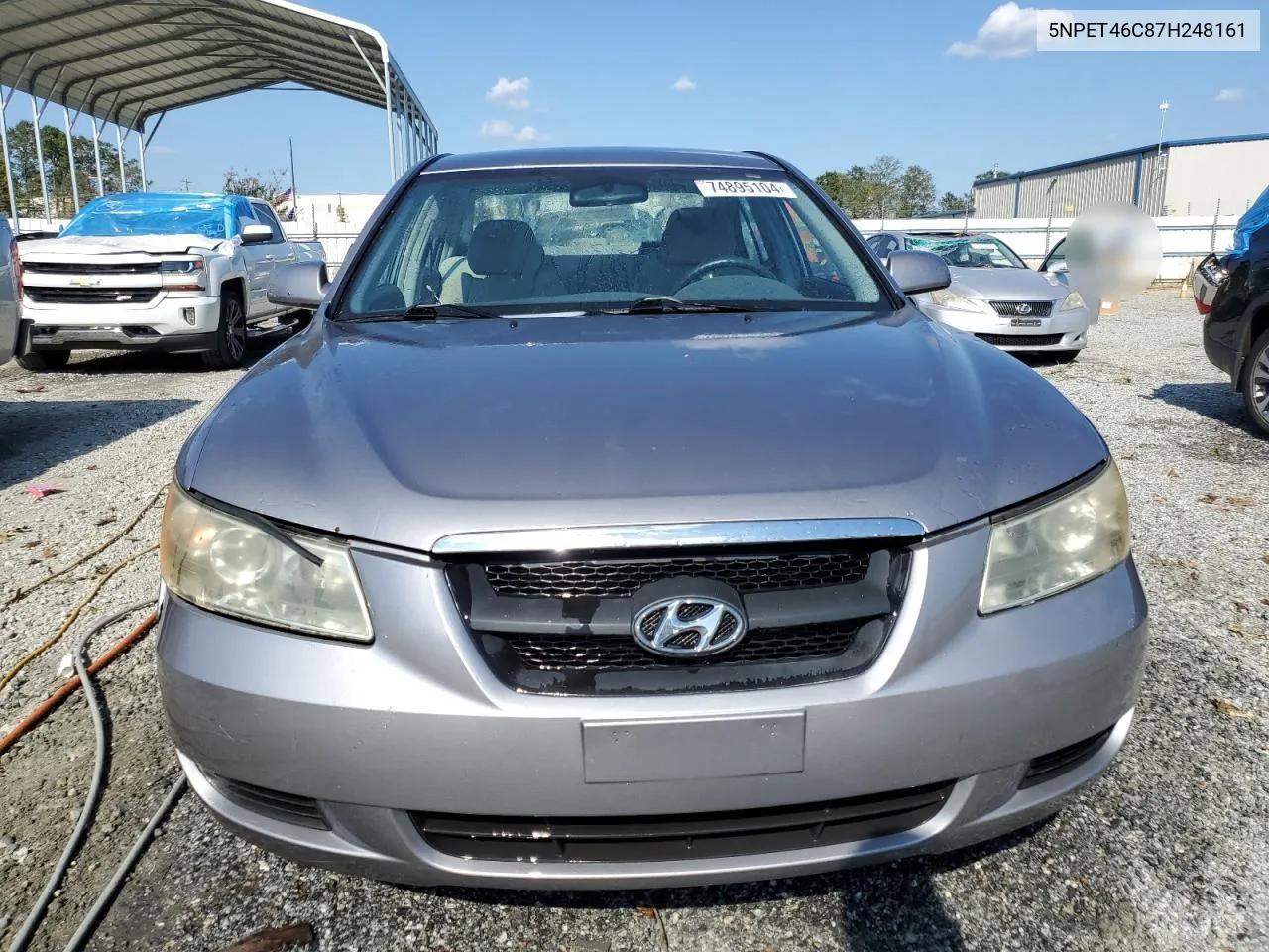 2007 Hyundai Sonata Gls VIN: 5NPET46C87H248161 Lot: 74895104