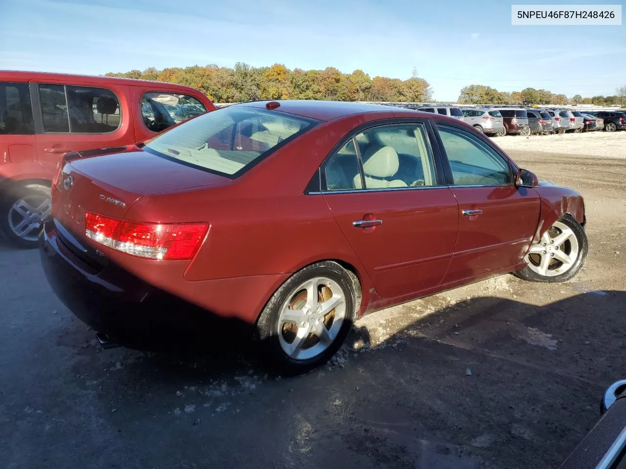 2007 Hyundai Sonata Se VIN: 5NPEU46F87H248426 Lot: 75751324