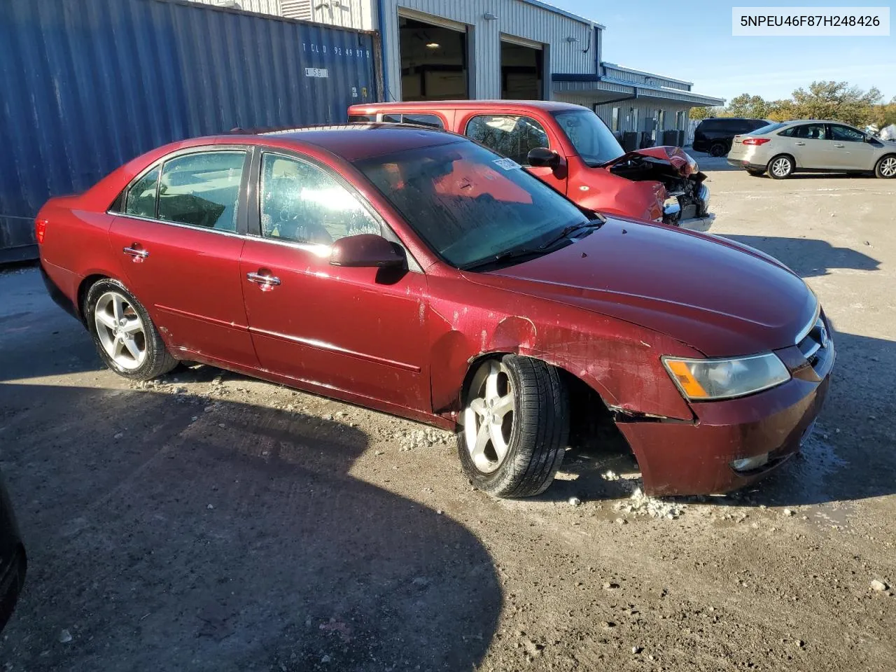 2007 Hyundai Sonata Se VIN: 5NPEU46F87H248426 Lot: 75751324