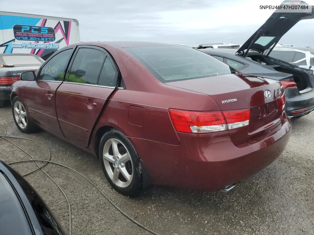 2007 Hyundai Sonata Se VIN: 5NPEU46F47H207484 Lot: 76234474