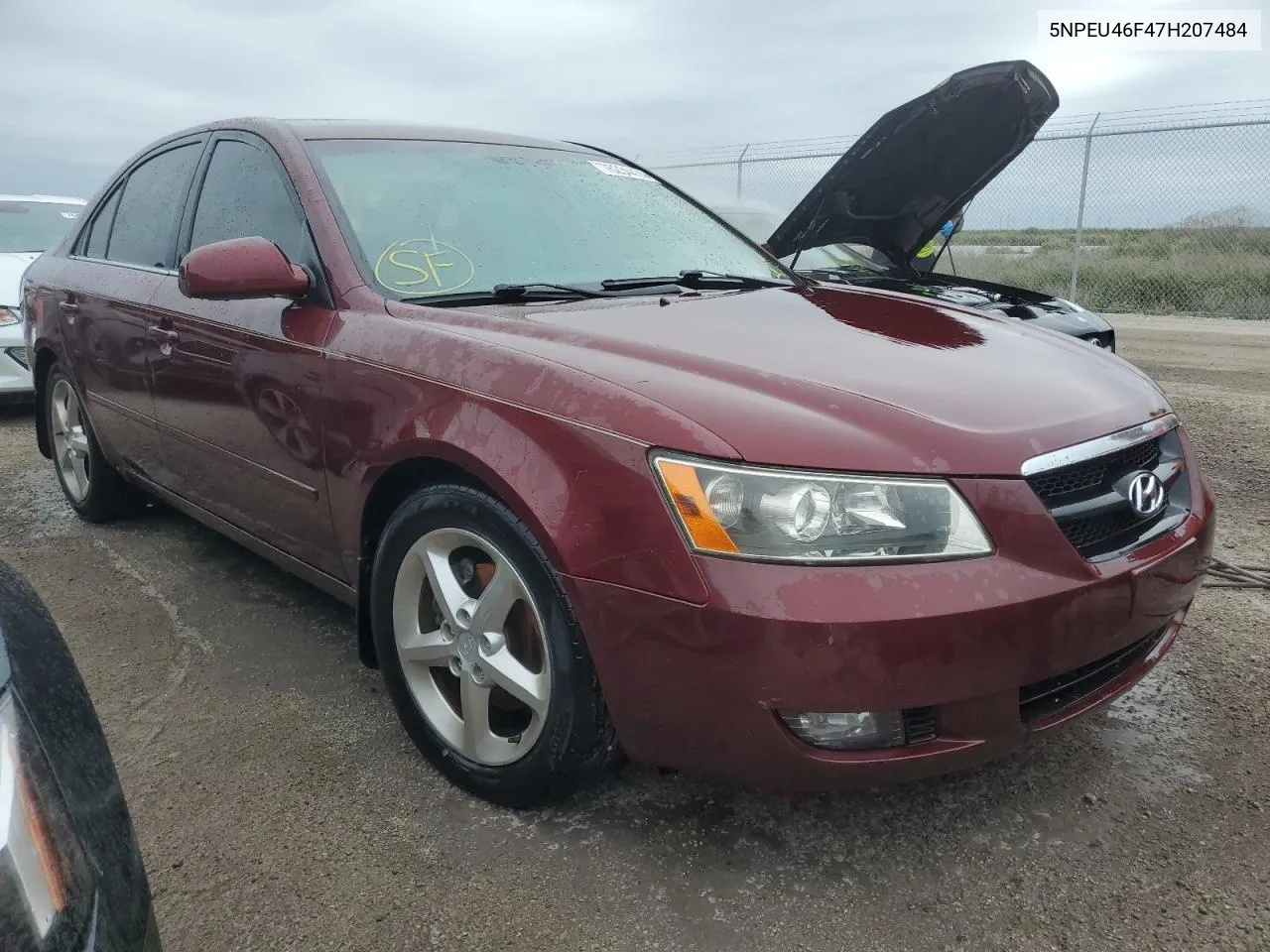 2007 Hyundai Sonata Se VIN: 5NPEU46F47H207484 Lot: 76234474