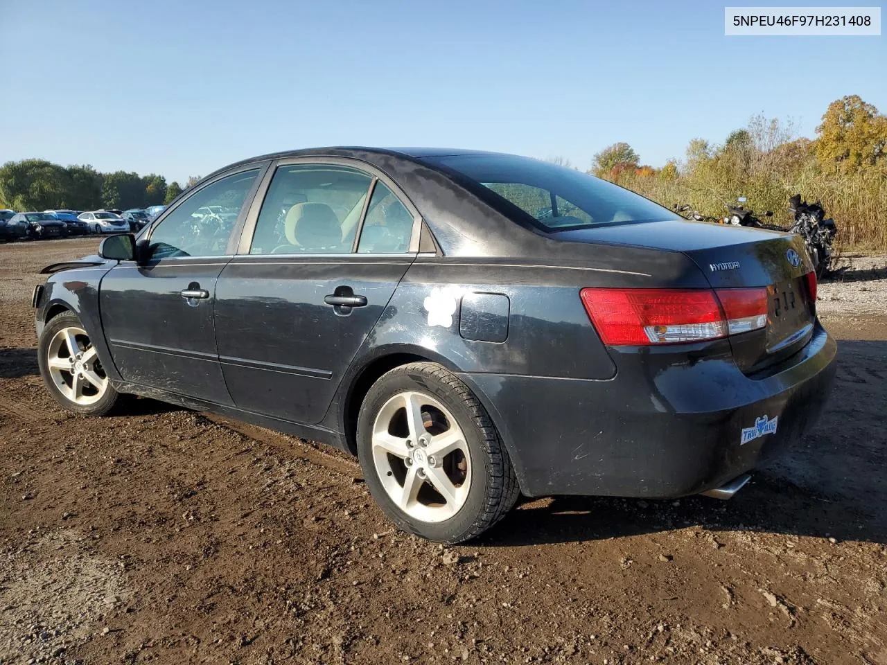 2007 Hyundai Sonata Se VIN: 5NPEU46F97H231408 Lot: 76854064