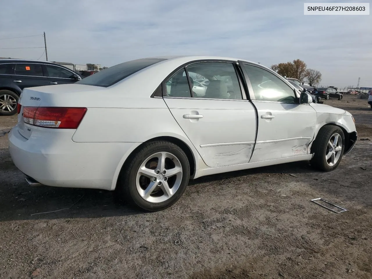 2007 Hyundai Sonata Se VIN: 5NPEU46F27H208603 Lot: 76869324