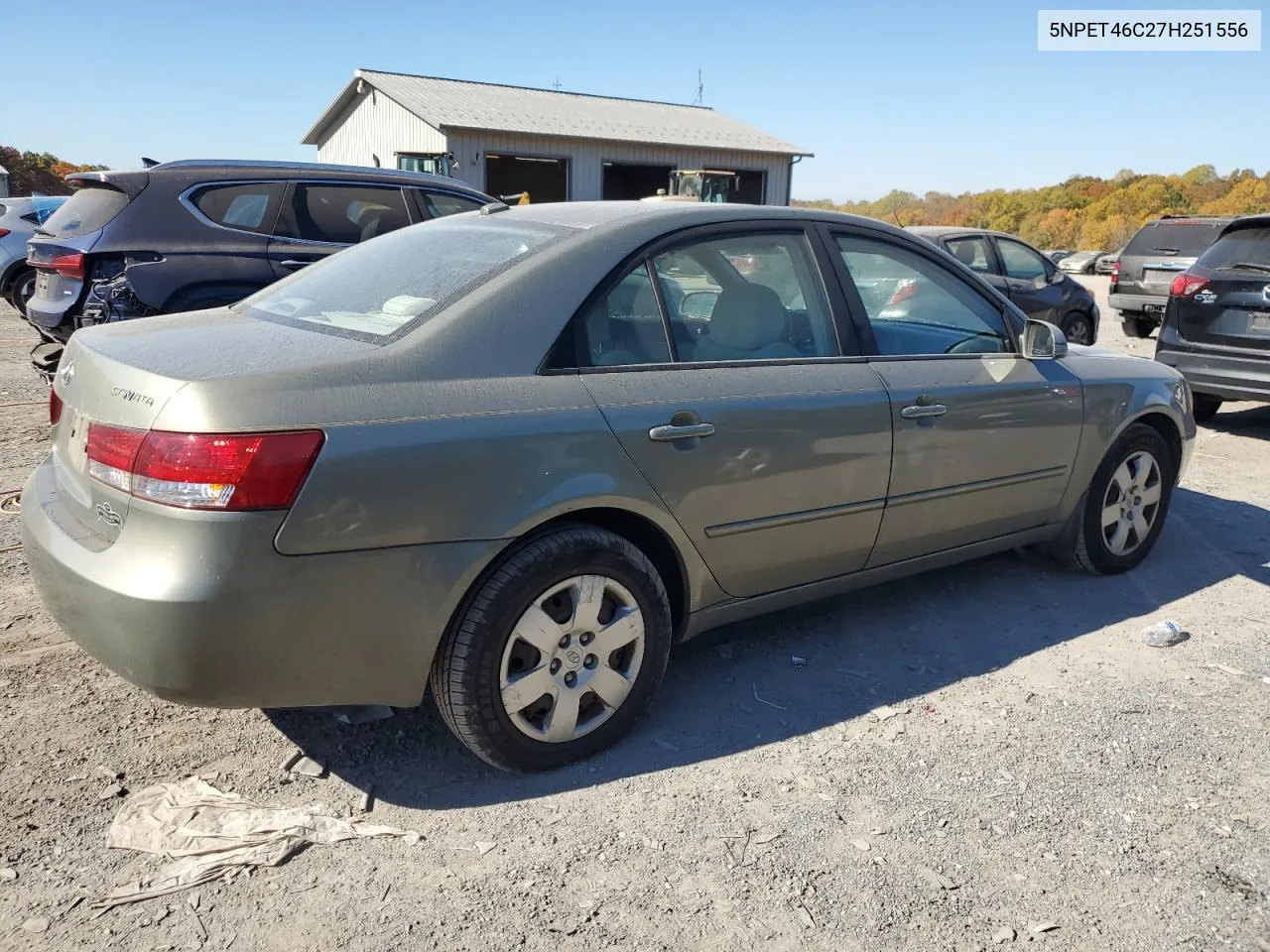 2007 Hyundai Sonata Gls VIN: 5NPET46C27H251556 Lot: 76896304