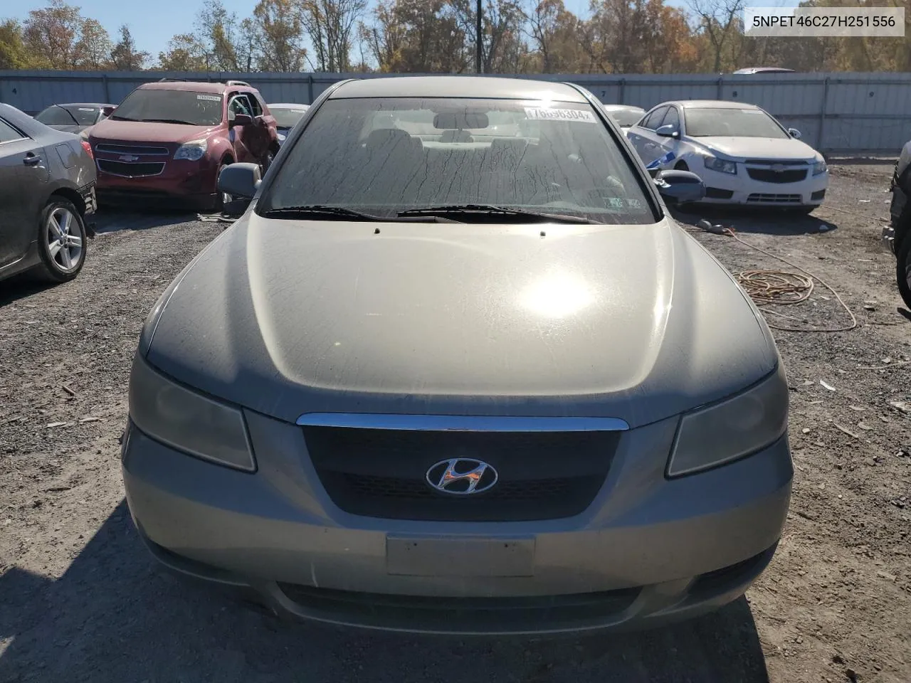 2007 Hyundai Sonata Gls VIN: 5NPET46C27H251556 Lot: 76896304