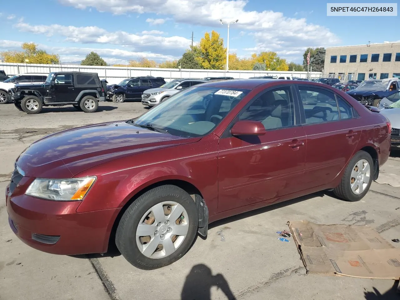 5NPET46C47H264843 2007 Hyundai Sonata Gls