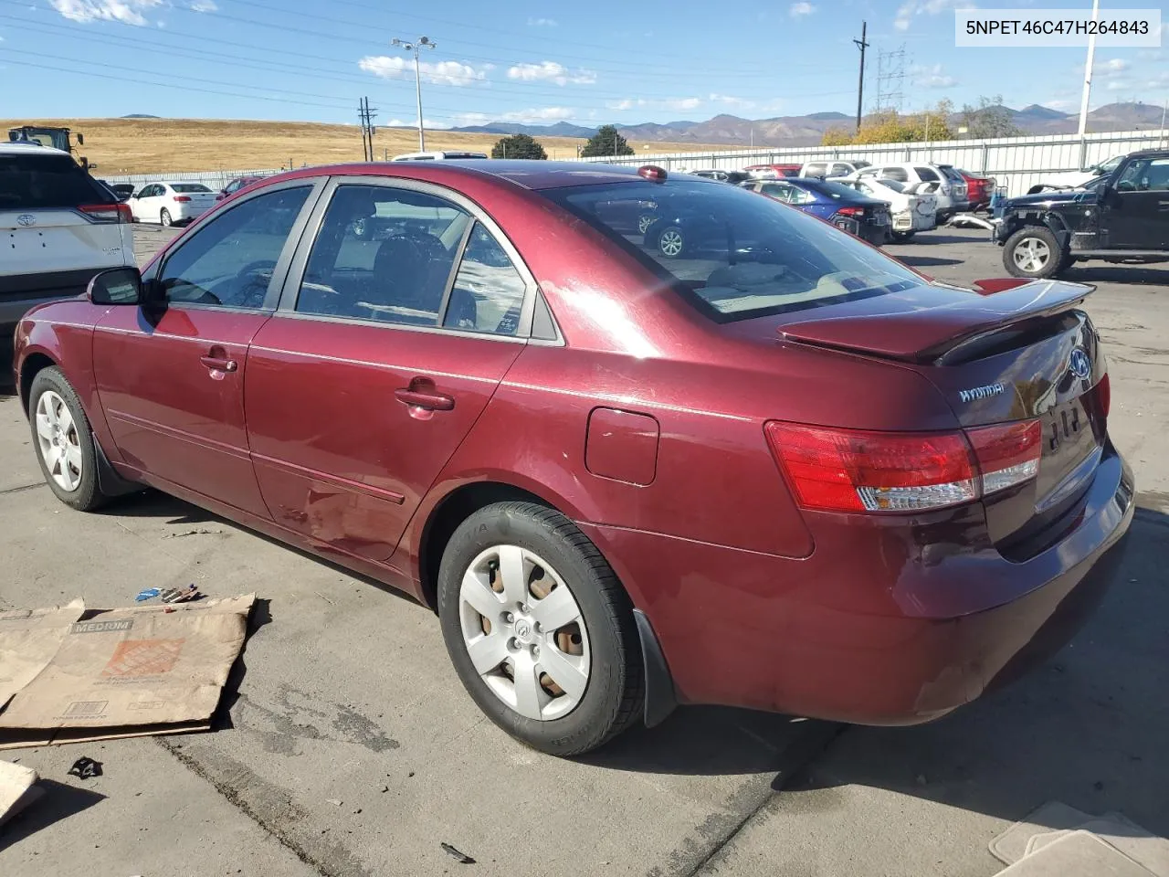 5NPET46C47H264843 2007 Hyundai Sonata Gls