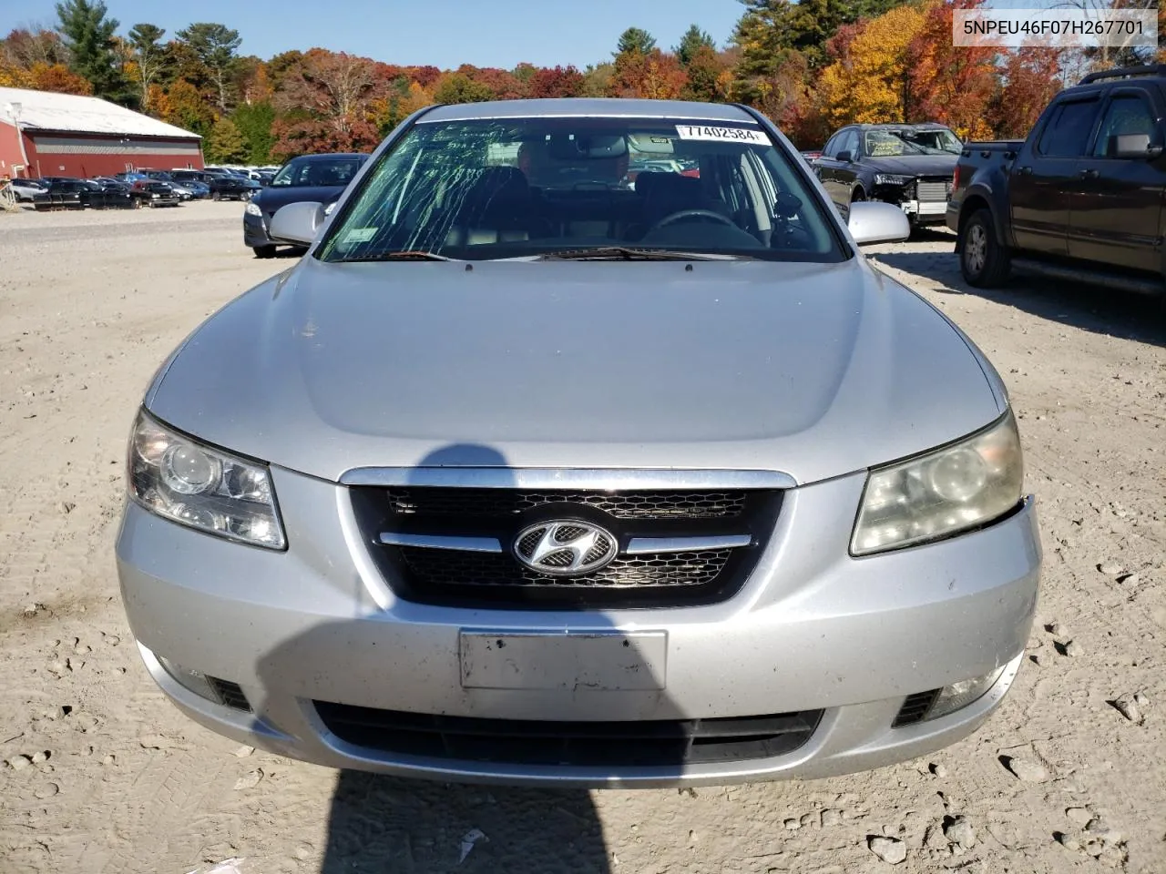 2007 Hyundai Sonata Se VIN: 5NPEU46F07H267701 Lot: 77402584