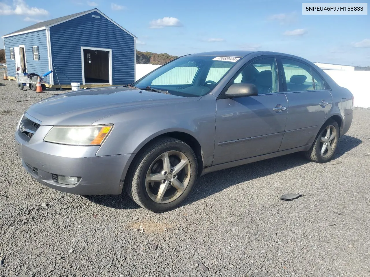 2007 Hyundai Sonata Se VIN: 5NPEU46F97H158833 Lot: 78089804