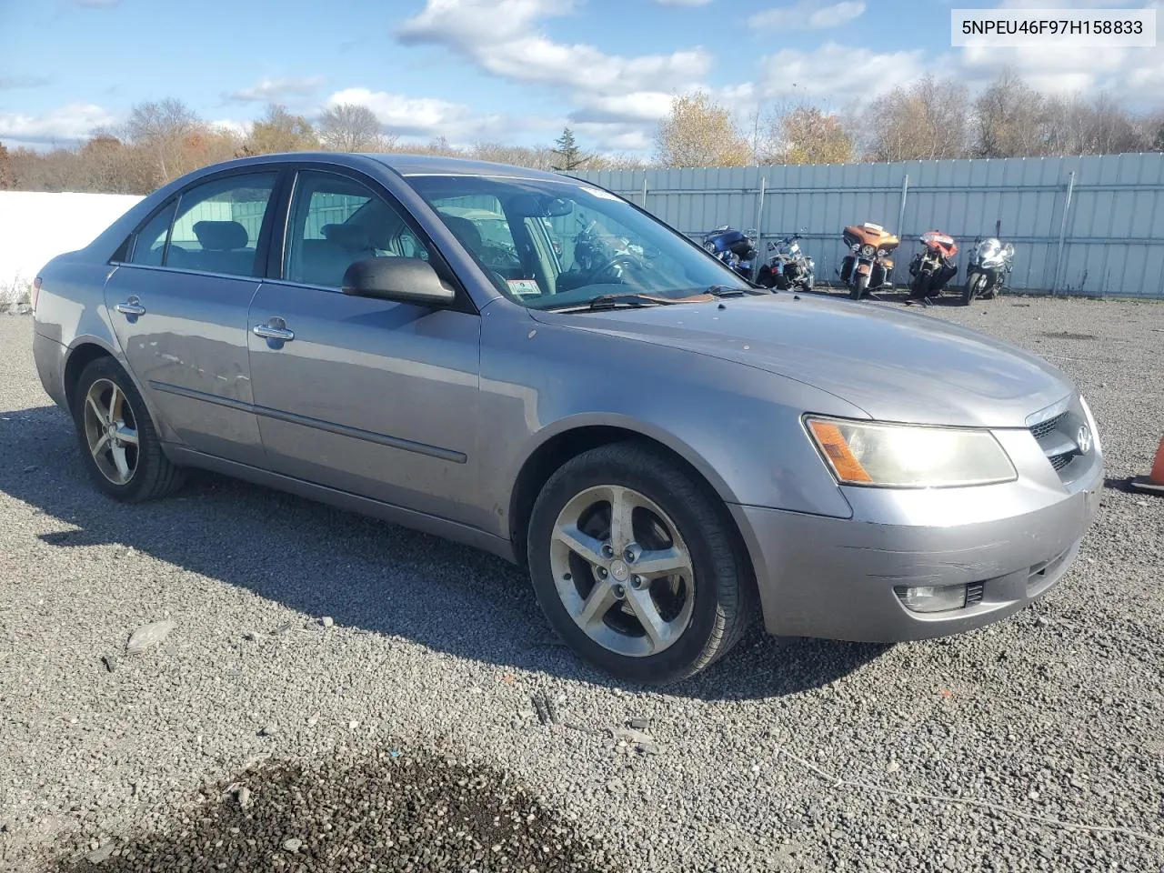 2007 Hyundai Sonata Se VIN: 5NPEU46F97H158833 Lot: 78089804