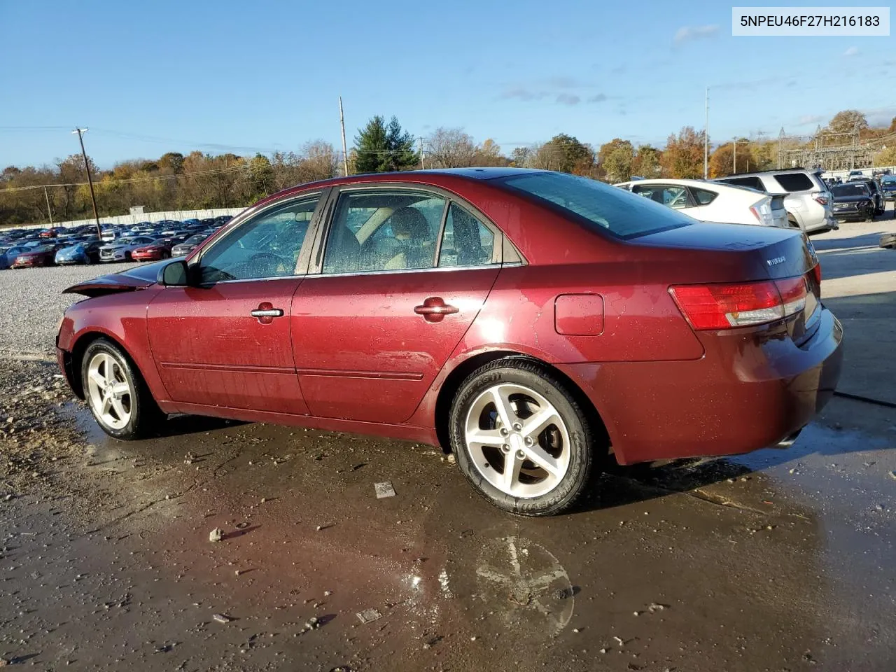 2007 Hyundai Sonata Se VIN: 5NPEU46F27H216183 Lot: 79167494