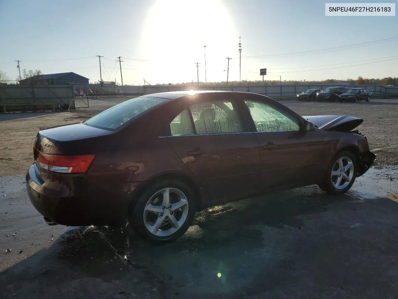 2007 Hyundai Sonata Se VIN: 5NPEU46F27H216183 Lot: 79167494