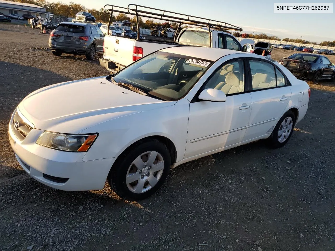 2007 Hyundai Sonata Gls VIN: 5NPET46C77H262987 Lot: 79364734