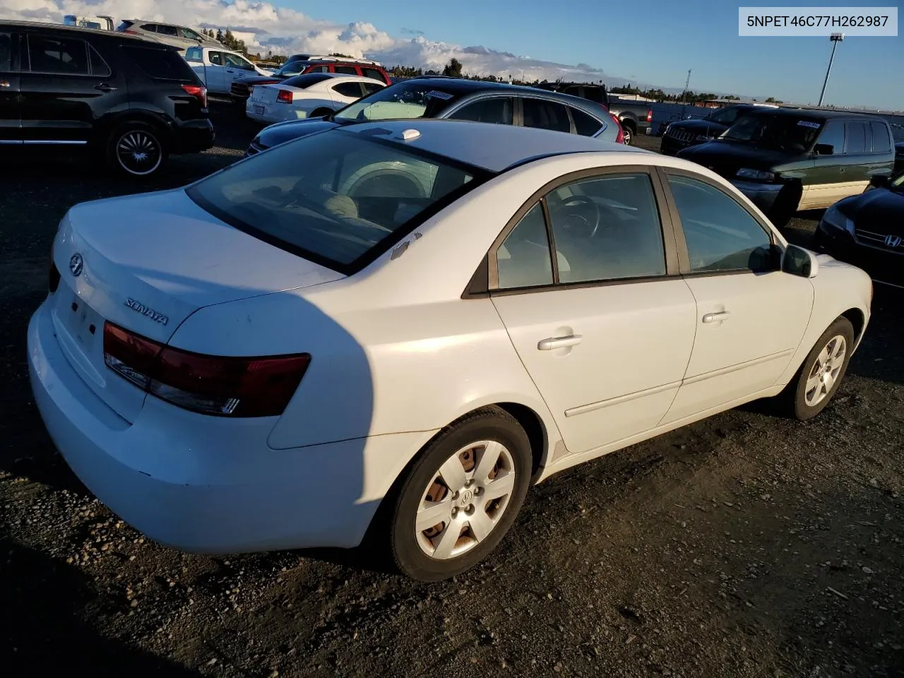 2007 Hyundai Sonata Gls VIN: 5NPET46C77H262987 Lot: 79364734