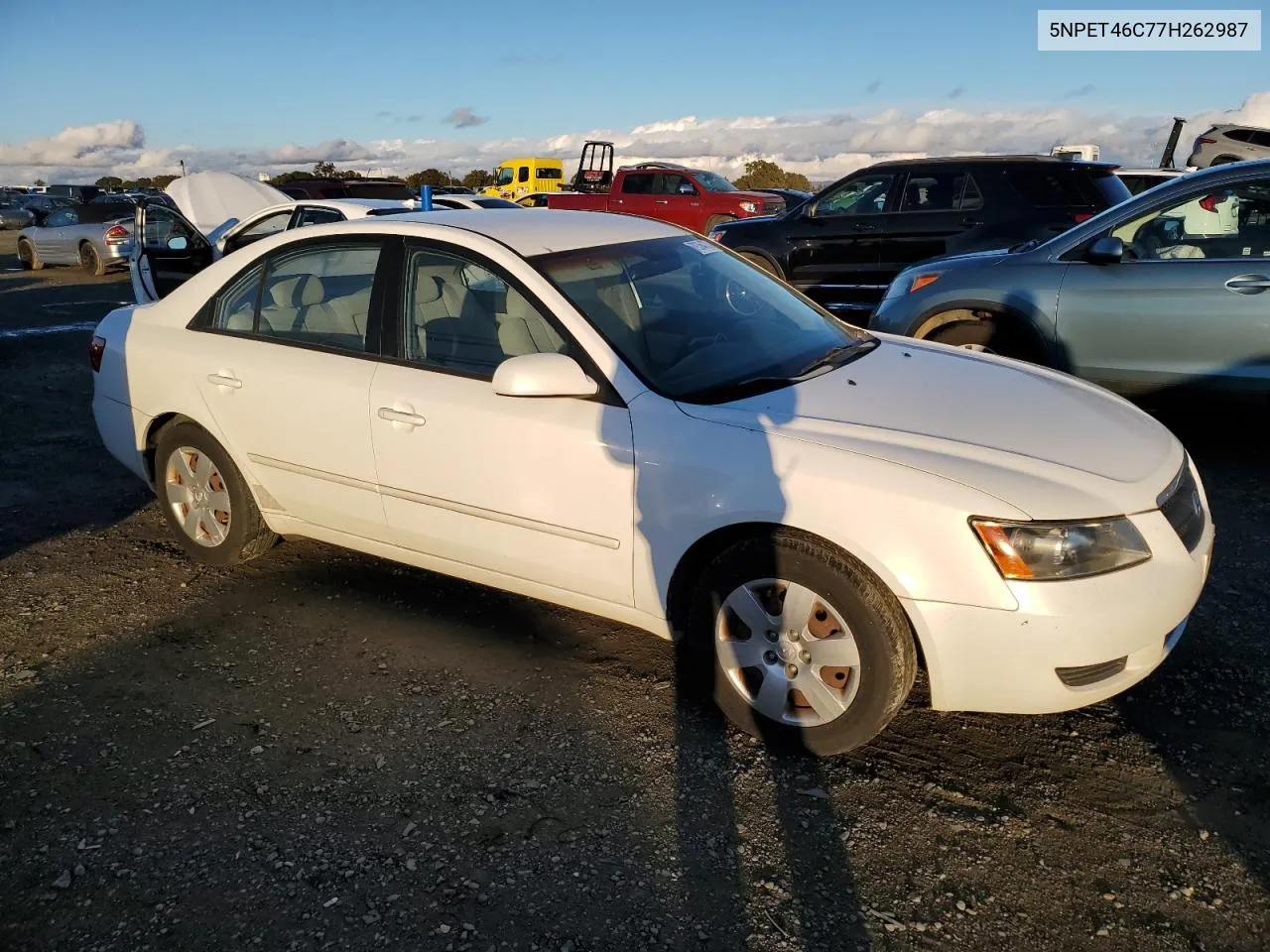 2007 Hyundai Sonata Gls VIN: 5NPET46C77H262987 Lot: 79364734