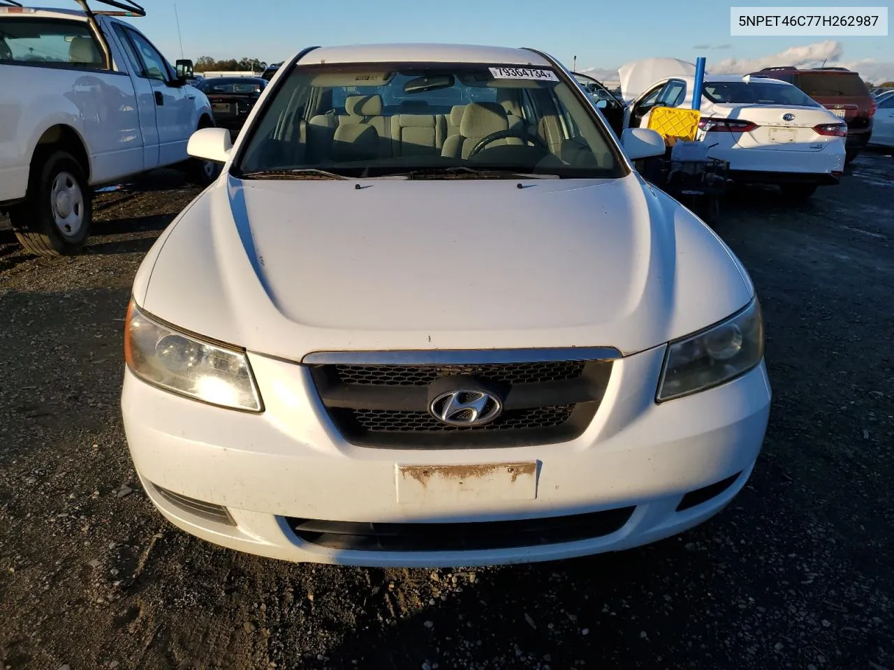 2007 Hyundai Sonata Gls VIN: 5NPET46C77H262987 Lot: 79364734