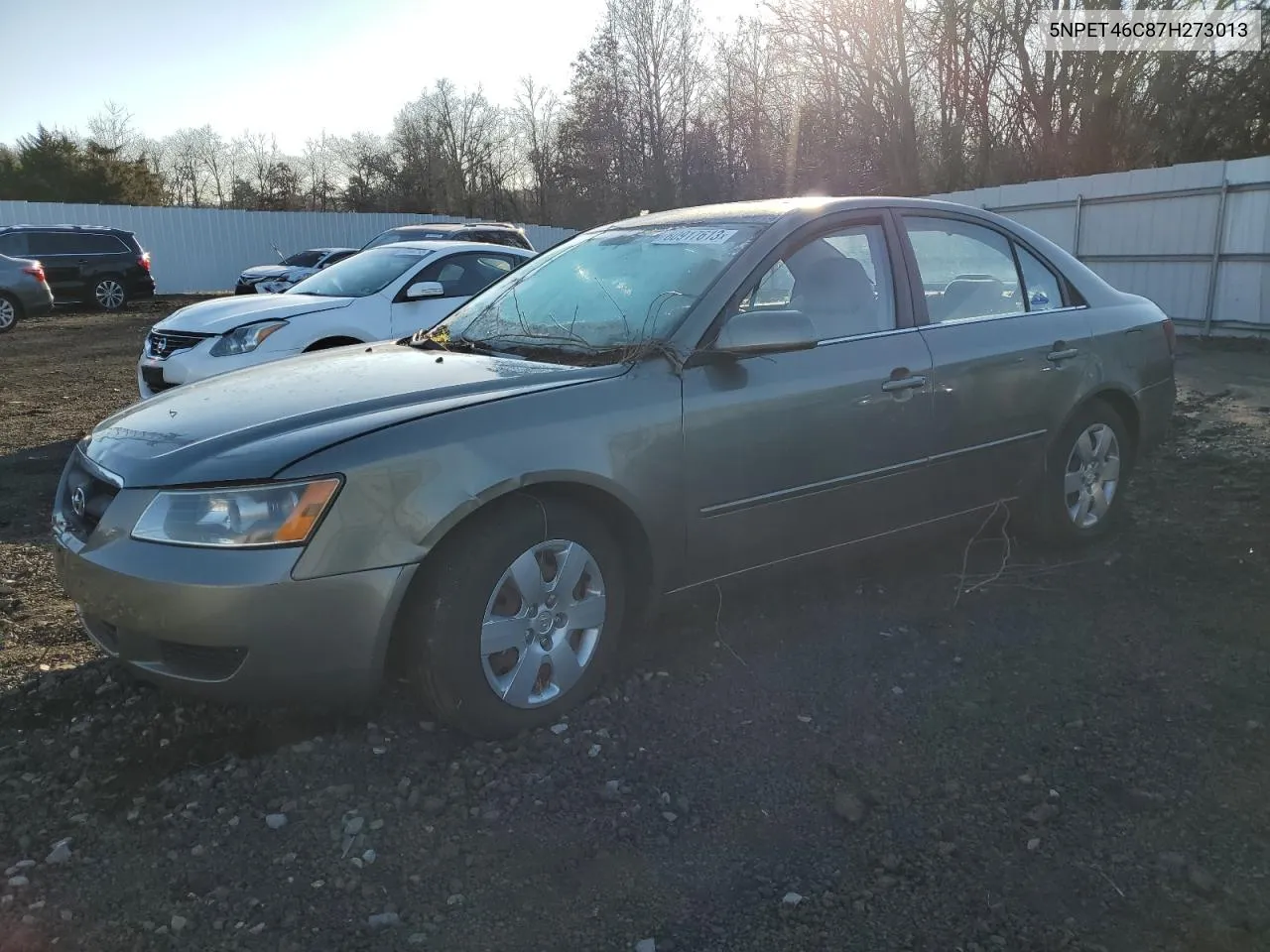 2007 Hyundai Sonata Gls VIN: 5NPET46C87H273013 Lot: 80917613