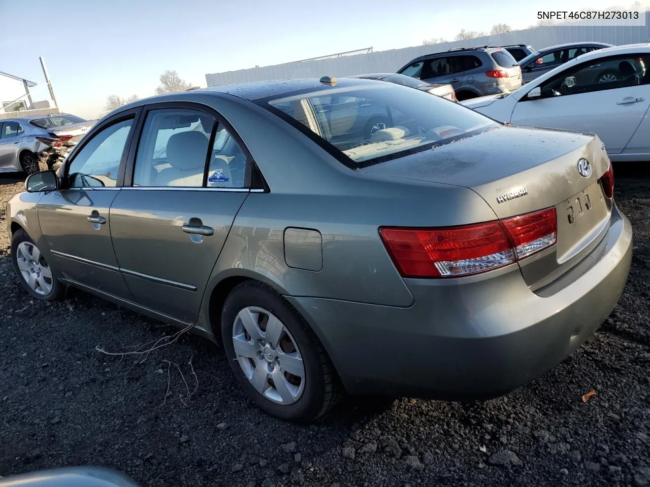 2007 Hyundai Sonata Gls VIN: 5NPET46C87H273013 Lot: 80917613