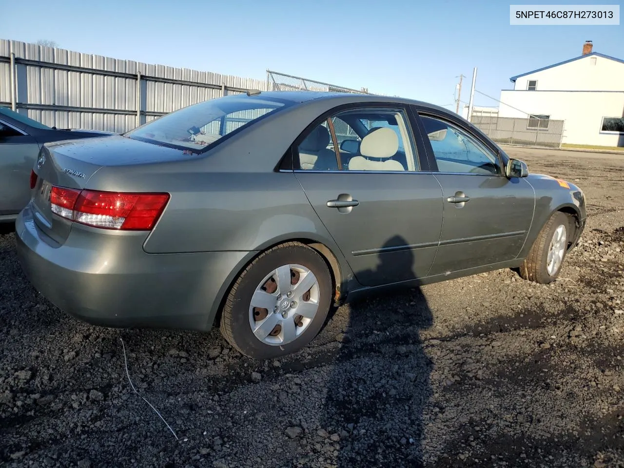 2007 Hyundai Sonata Gls VIN: 5NPET46C87H273013 Lot: 80917613