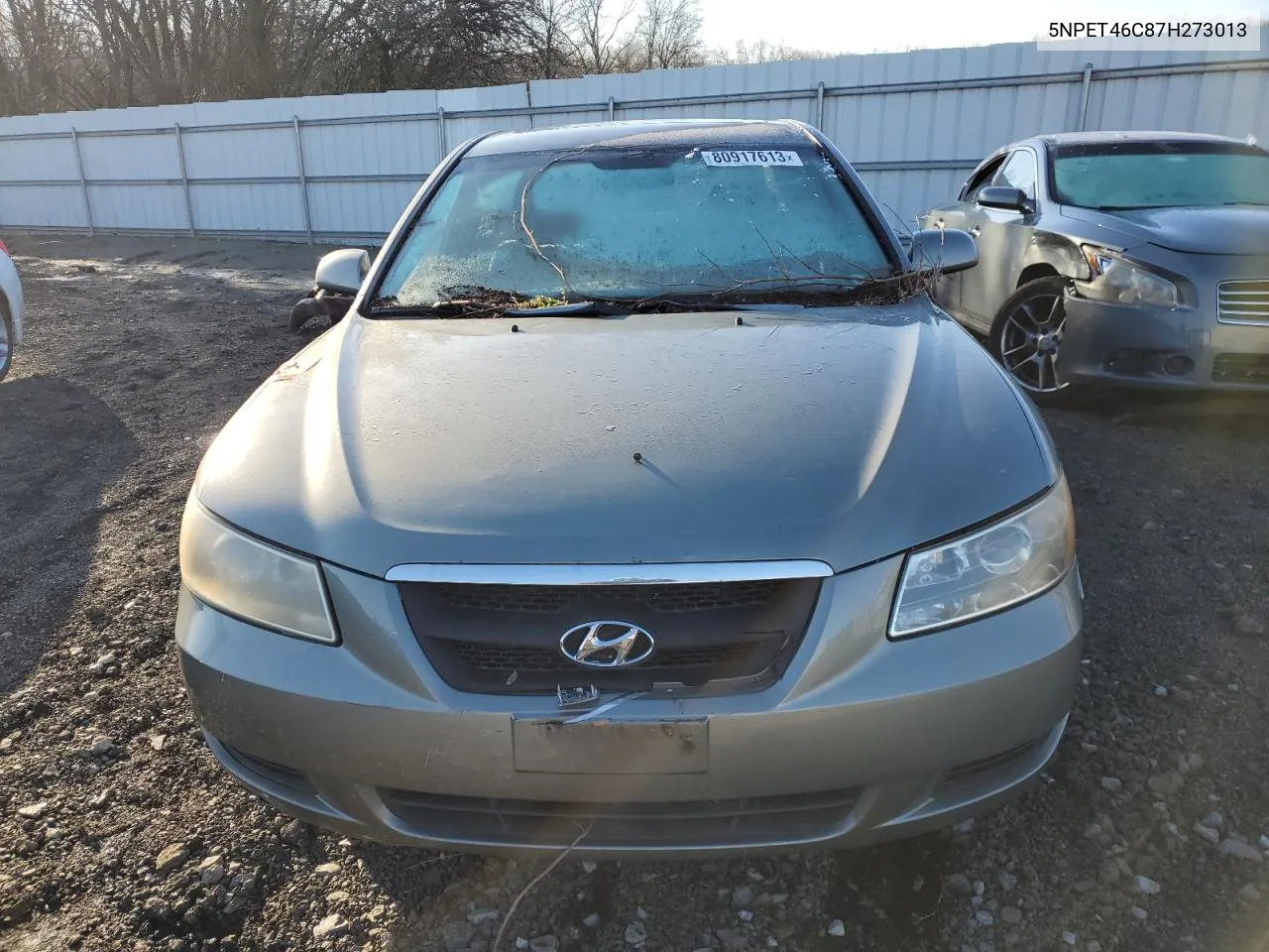 2007 Hyundai Sonata Gls VIN: 5NPET46C87H273013 Lot: 80917613