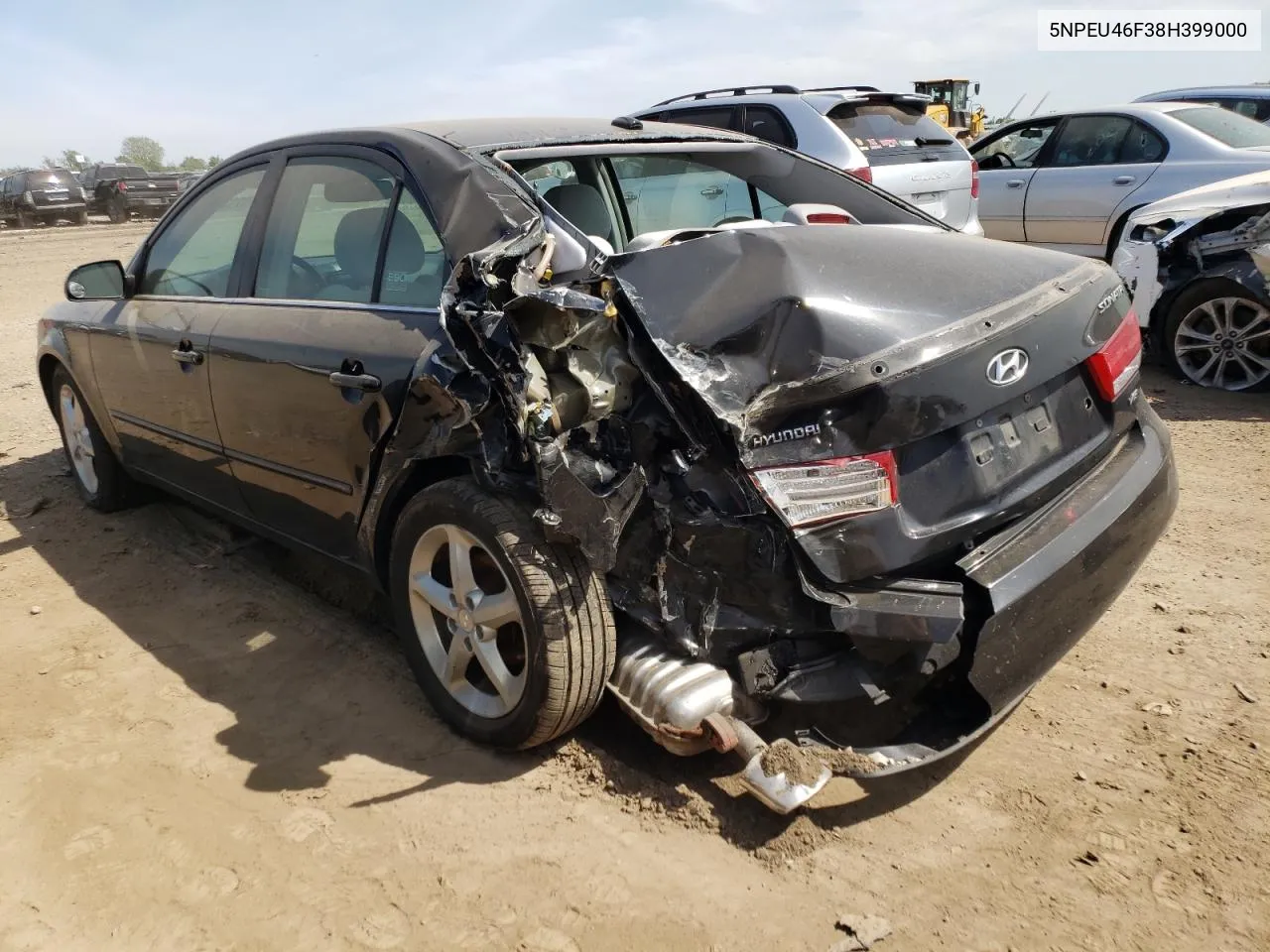 2008 Hyundai Sonata Se VIN: 5NPEU46F38H399000 Lot: 57133364