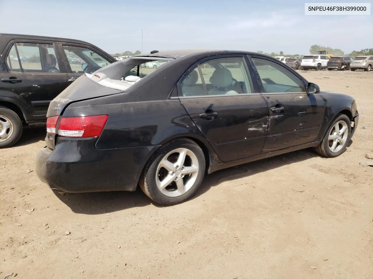 2008 Hyundai Sonata Se VIN: 5NPEU46F38H399000 Lot: 57133364