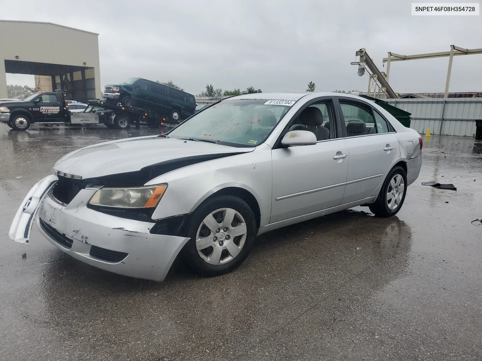 5NPET46F08H354728 2008 Hyundai Sonata Gls