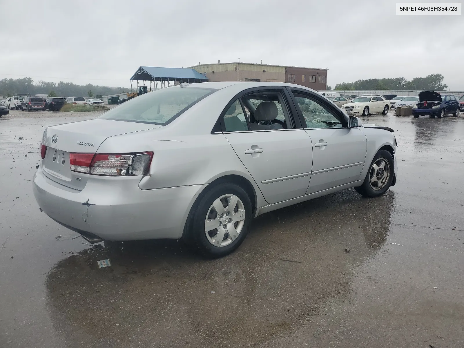 2008 Hyundai Sonata Gls VIN: 5NPET46F08H354728 Lot: 61333704