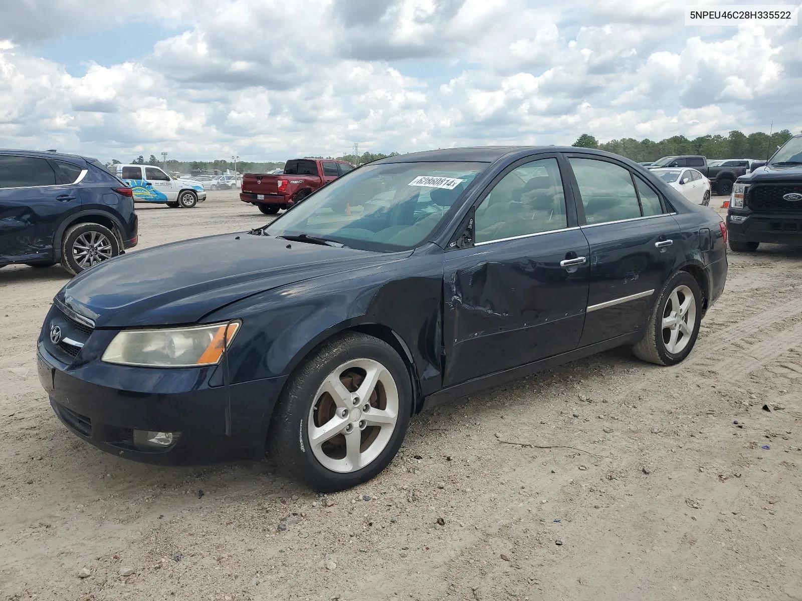 2008 Hyundai Sonata Se VIN: 5NPEU46C28H335522 Lot: 62860814