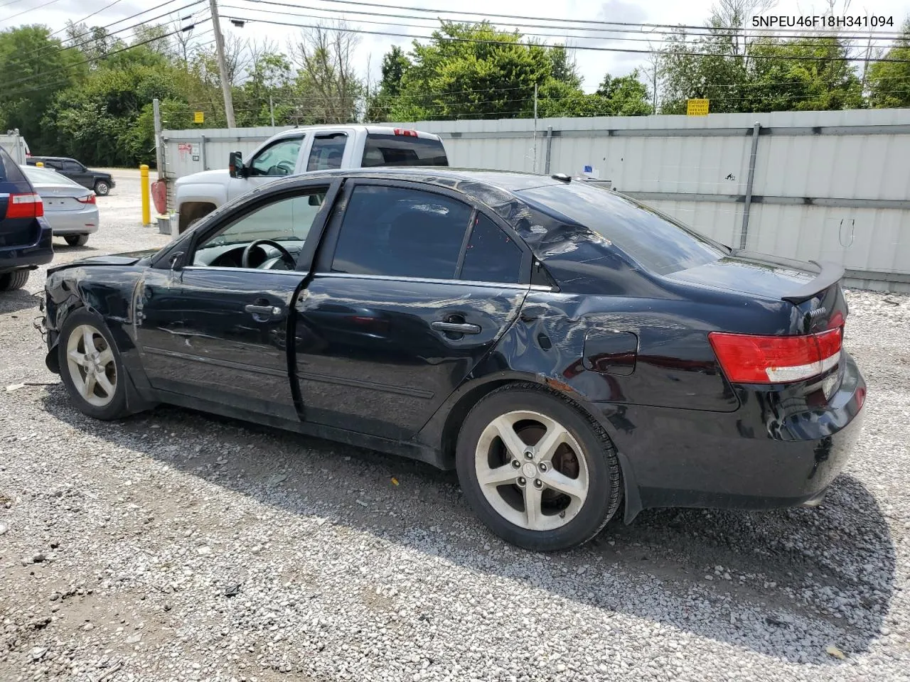 2008 Hyundai Sonata Se VIN: 5NPEU46F18H341094 Lot: 65321874