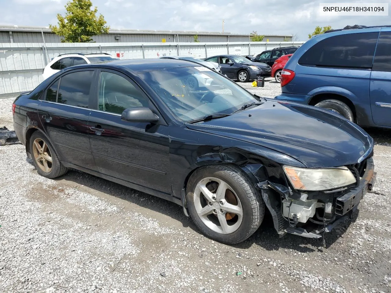 2008 Hyundai Sonata Se VIN: 5NPEU46F18H341094 Lot: 65321874