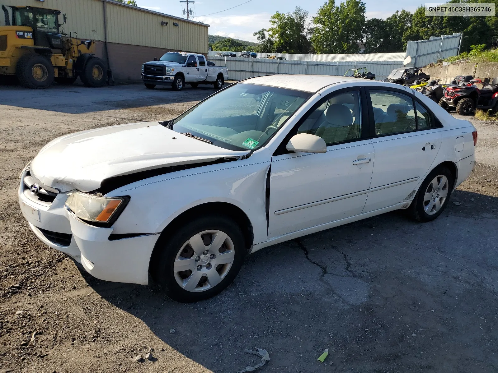 2008 Hyundai Sonata Gls VIN: 5NPET46C38H369746 Lot: 68119794