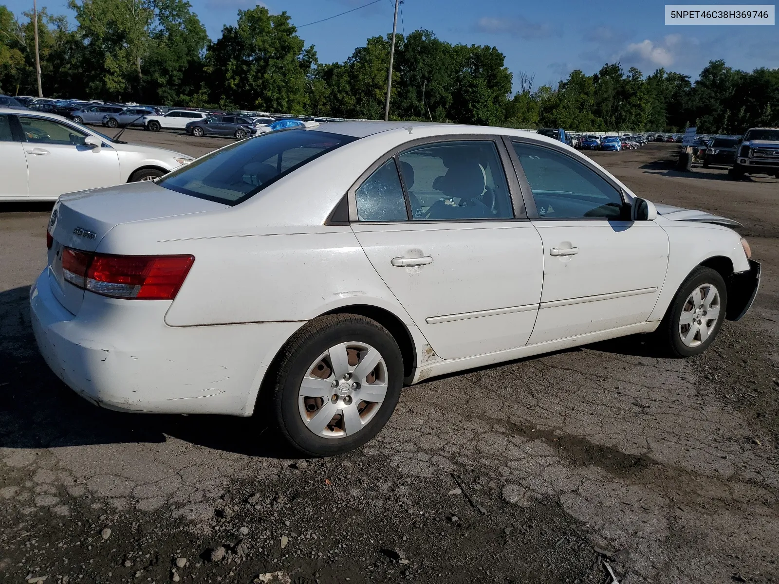 2008 Hyundai Sonata Gls VIN: 5NPET46C38H369746 Lot: 68119794