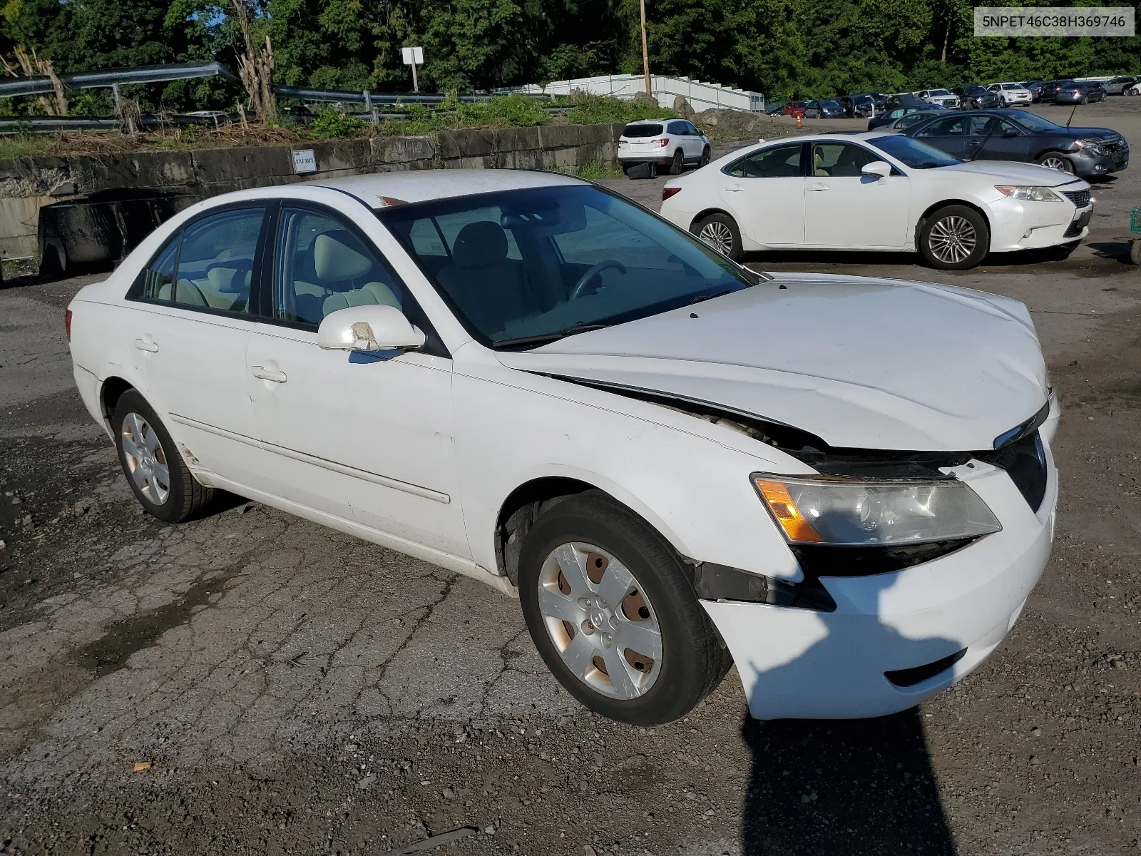 2008 Hyundai Sonata Gls VIN: 5NPET46C38H369746 Lot: 68119794