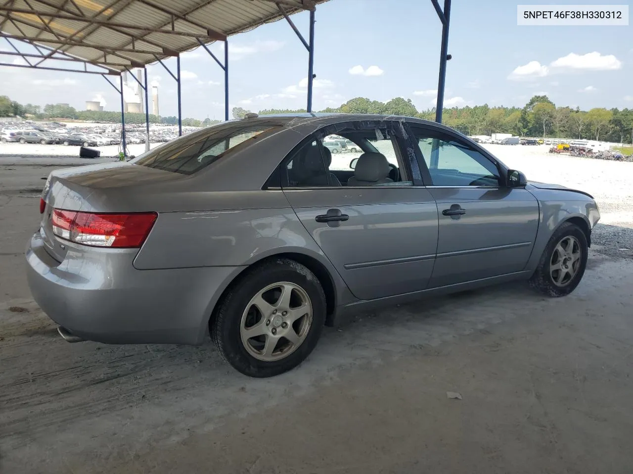 5NPET46F38H330312 2008 Hyundai Sonata Gls