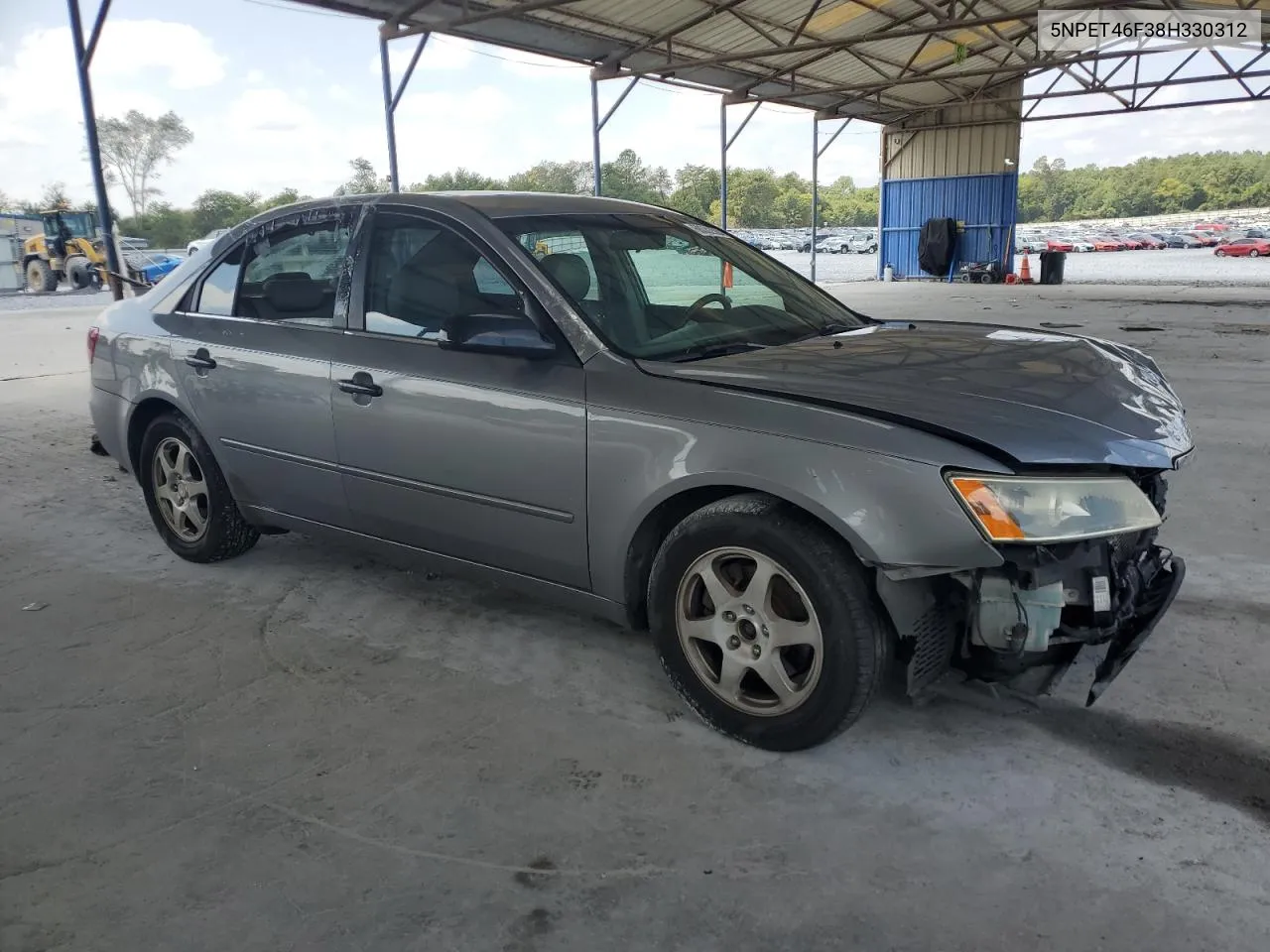 5NPET46F38H330312 2008 Hyundai Sonata Gls